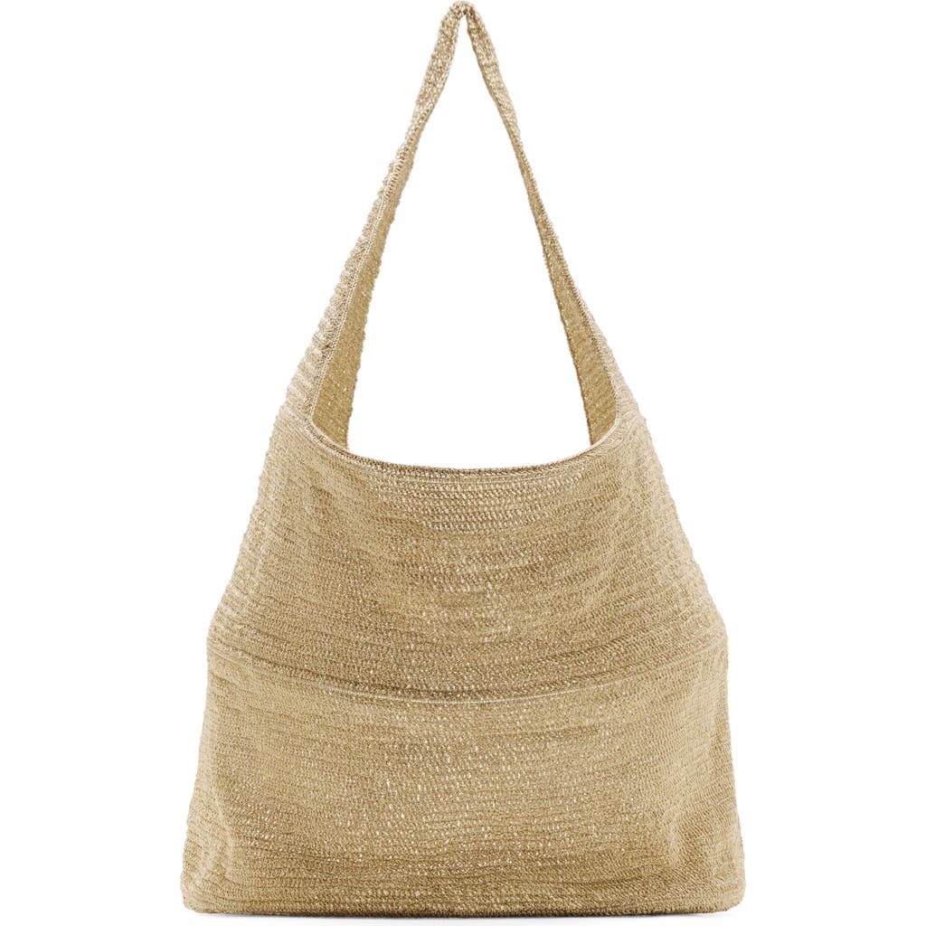 Mango X Supriya Lele Maxi Metallic Shoulder Bag