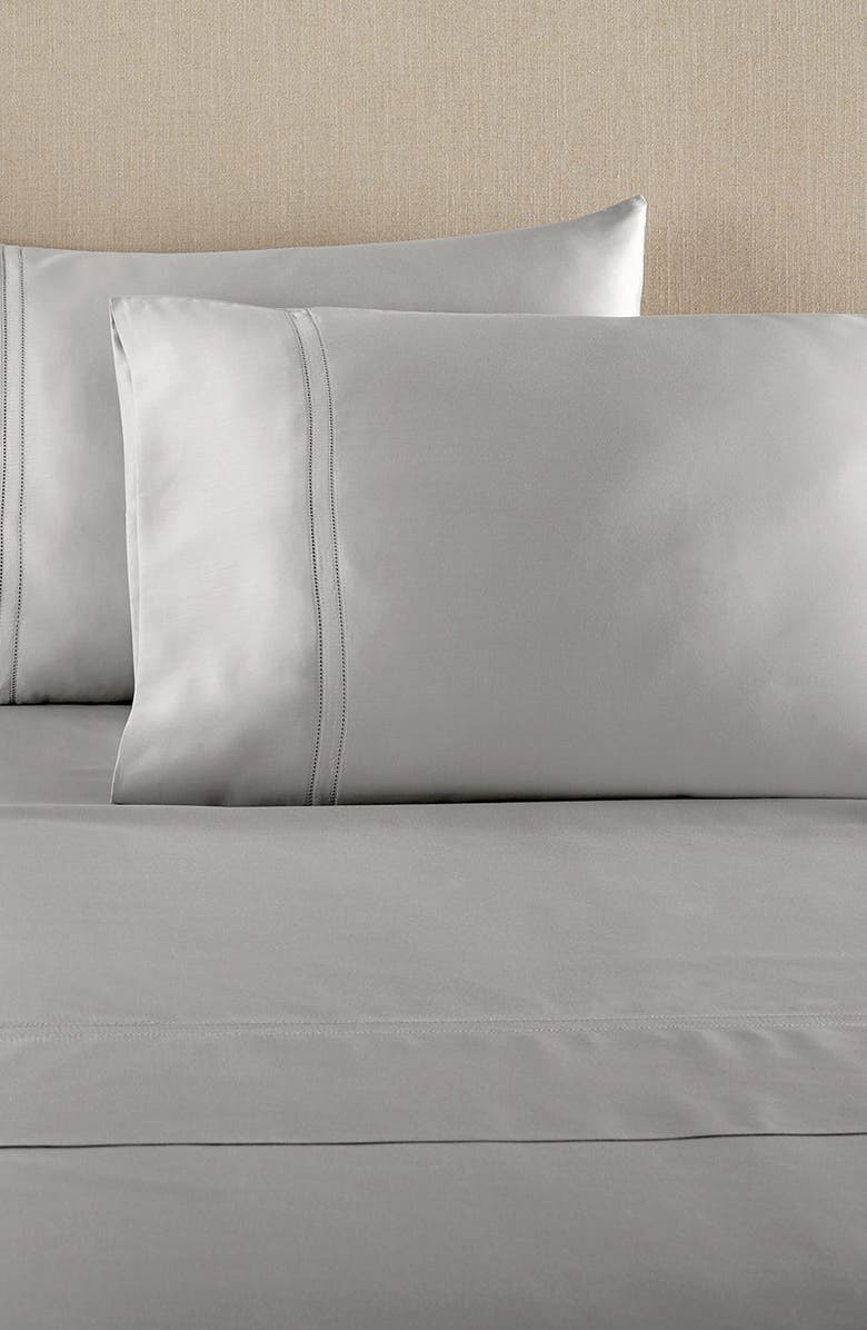 Pure Parima Egyptian Cotton Sateen Double Hemstitch Yalda Sheet Set, Alternate, color,