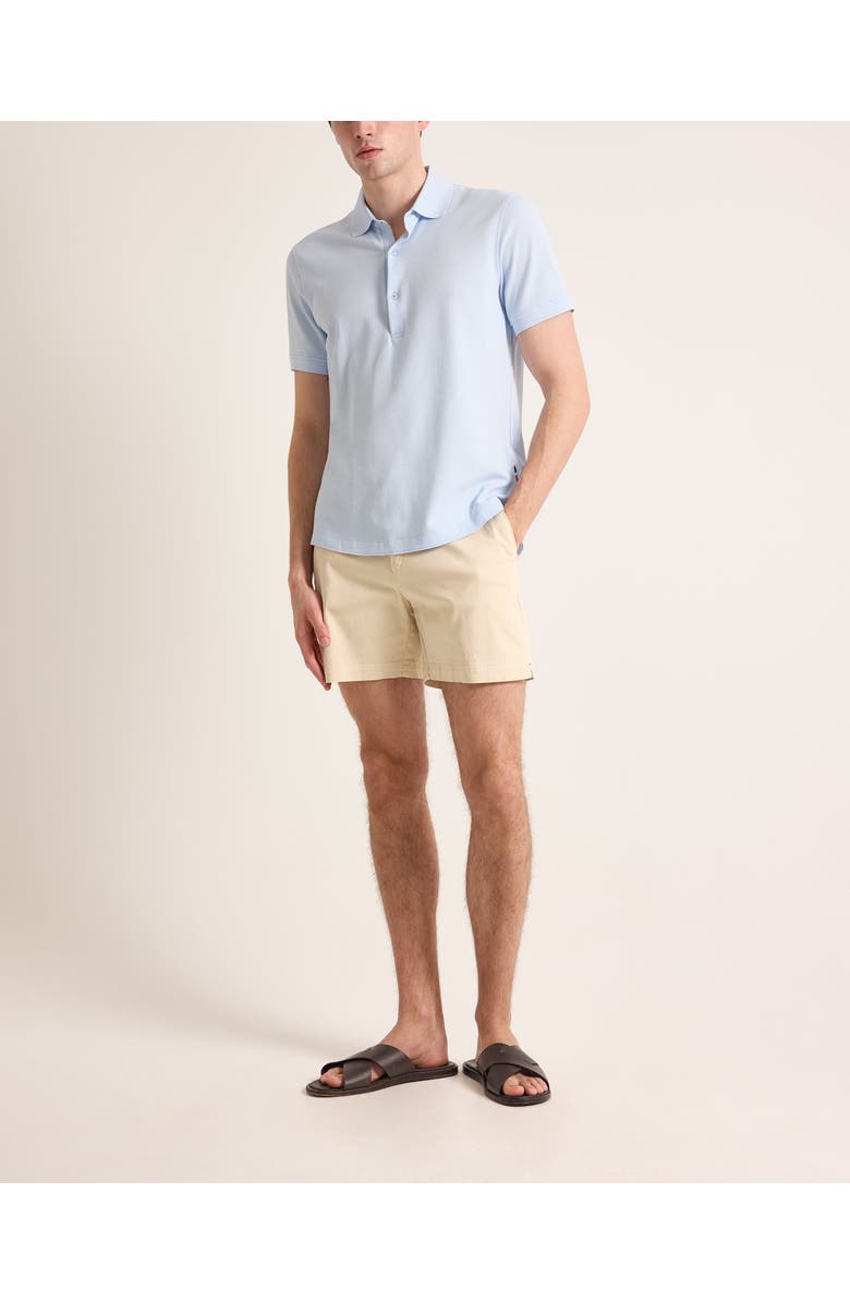 Orlebar Brown Bruno Pique Classic Fit Pique Polo, Main, color, Surfside Blue