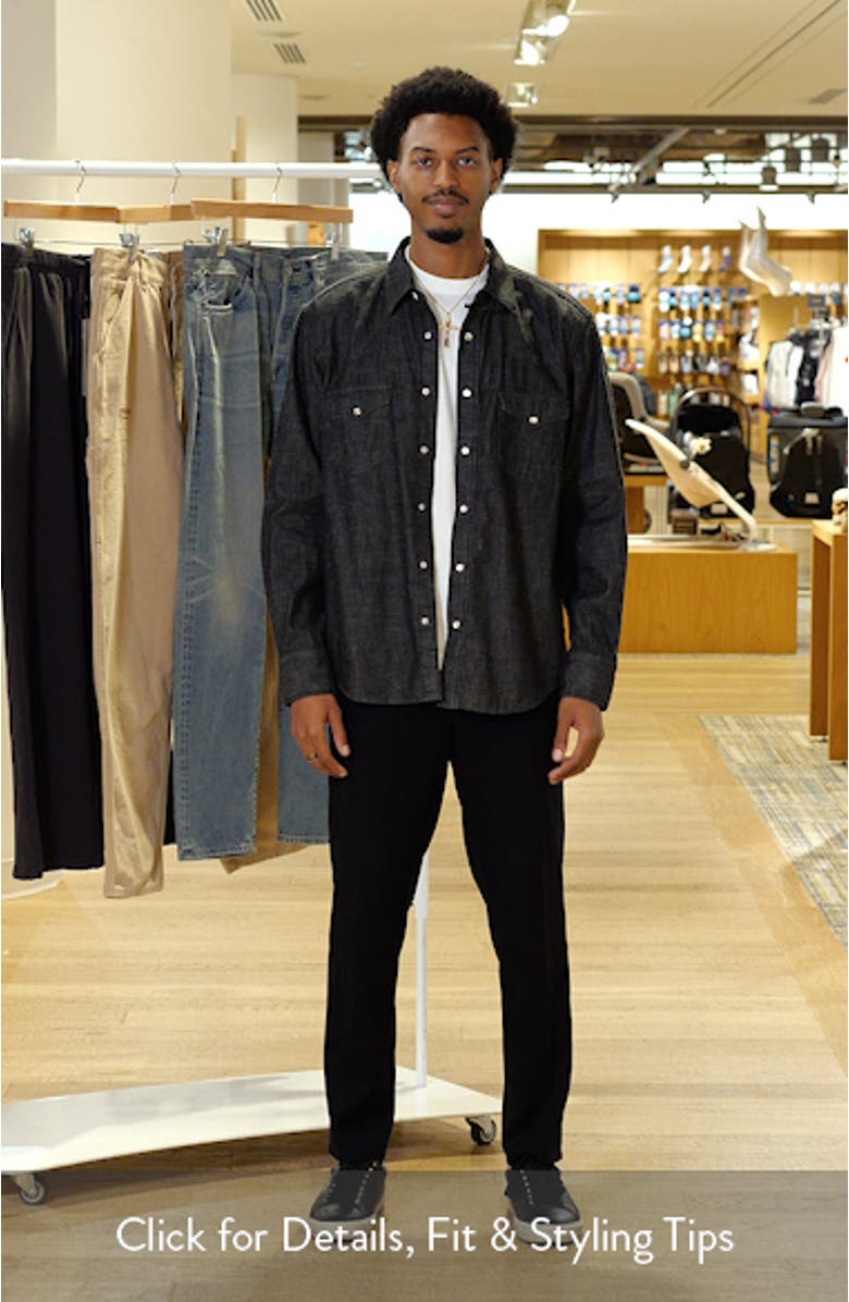 Denim Western Button-Up Shirt, sales video thumbnail