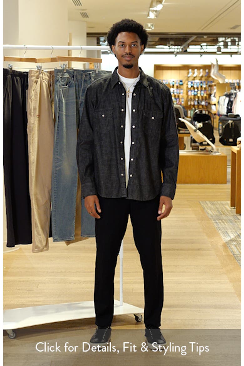 Denim Western Button-Up Shirt video