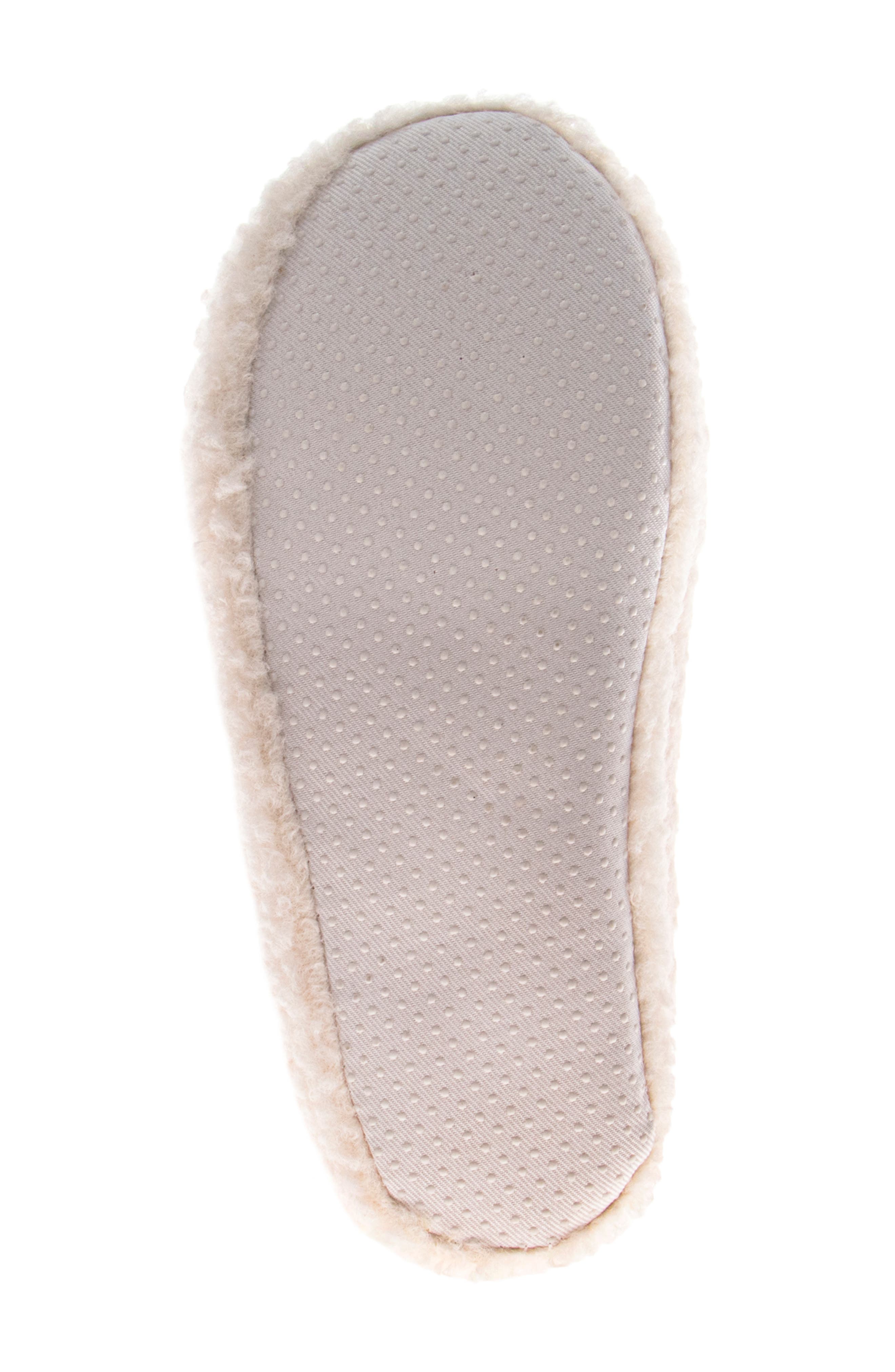 JOSMO Cozy Hearts Scuff Slipper, Alternate, color, White/ Pink