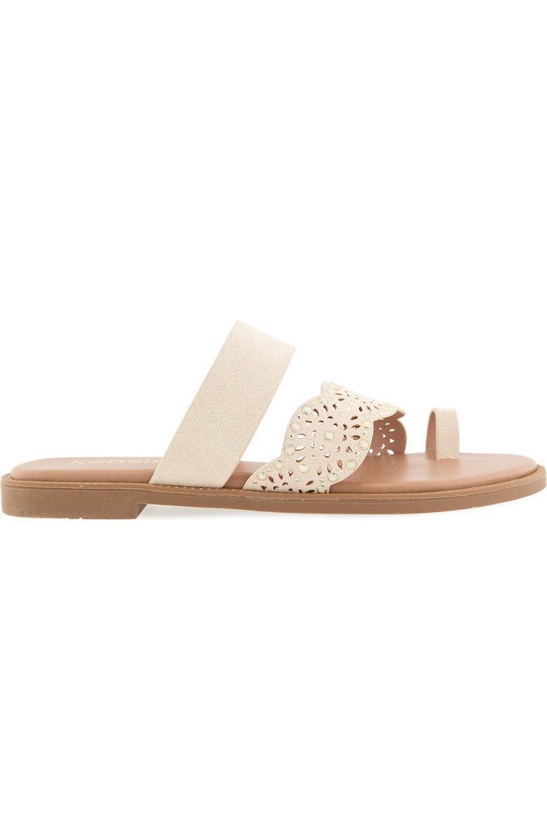 Kensie Maddox Toe Loop Sandal, Alternate, color, Off White