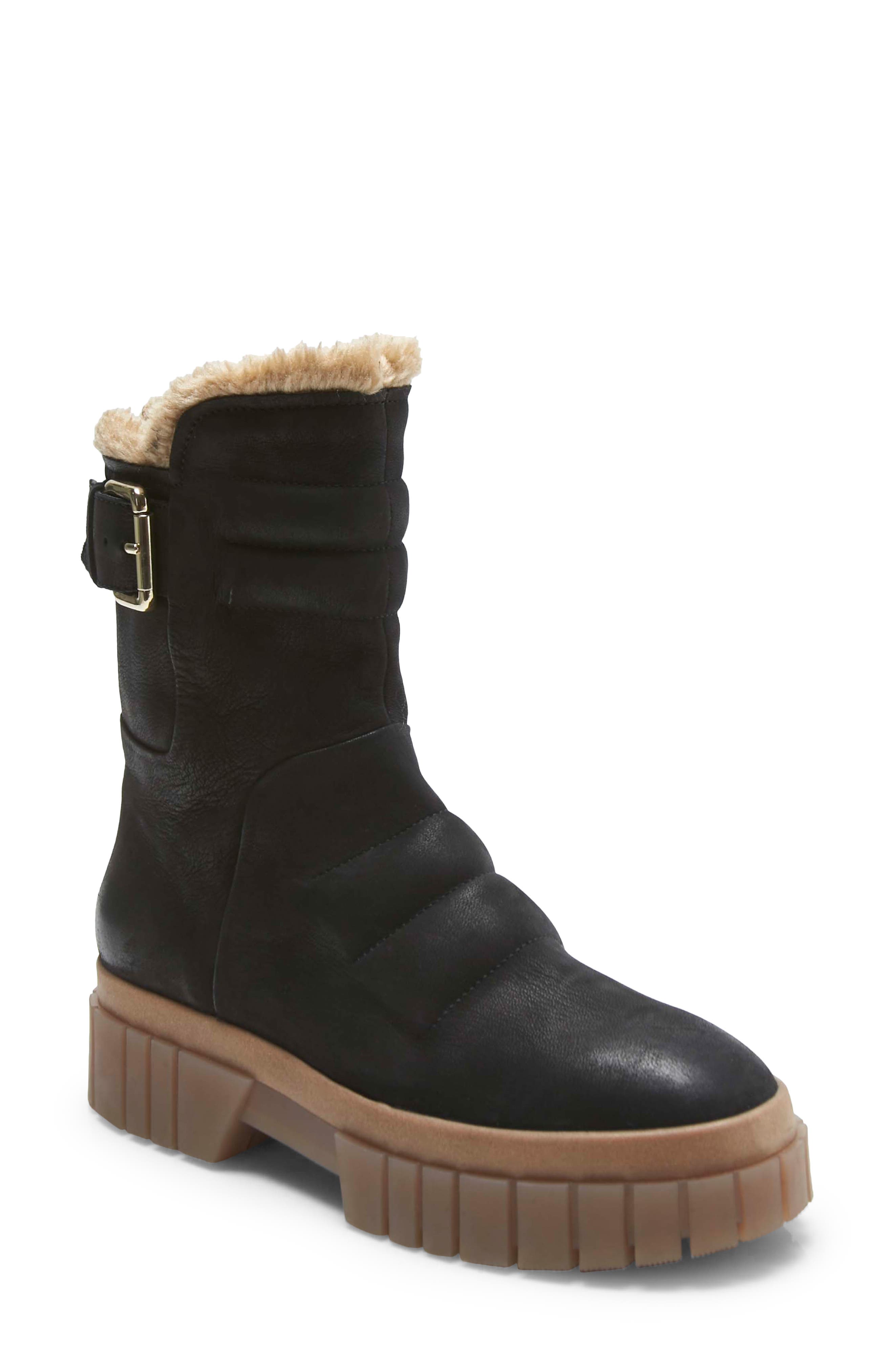 Free People Fable Faux Fur Lined Boot, Main, color, 