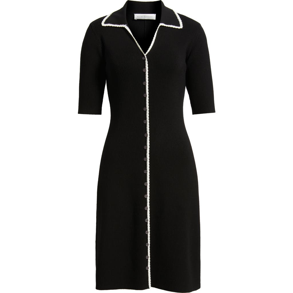 Elie Tahari The Sonja Rib Knit Sweater Dress