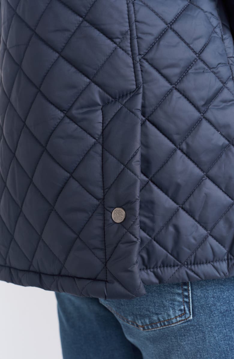 FLYNT Diamond Quilted Jacket, Alternate, color, Navy