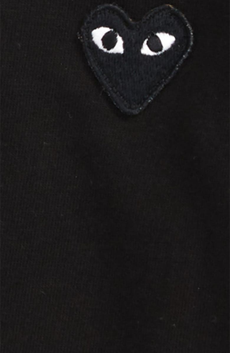 Comme des Garçons PLAY Comme des Garçons Little Black Heart T-Shirt, Alternate, color,