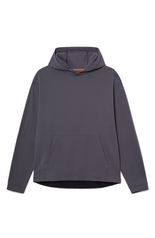 Rhone Range Relaxed Fit Fleece Hoodie In Gray