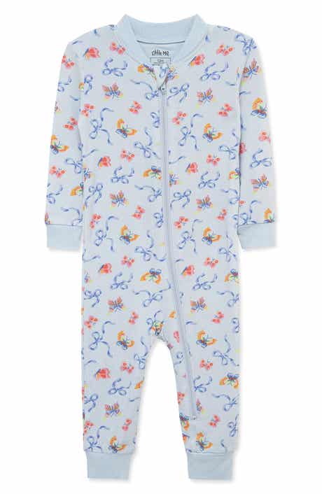 Little Me Bow Snug Fit One-Piece Pajamas
