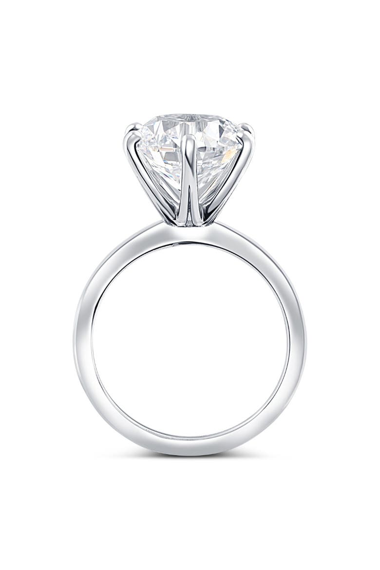 Certified 7Ct Solitaire Diamond Engagement Ring 14k Gold Lab Grown, Alternate, color, 14k White Gold