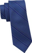 DKNY Textured Striped Tie