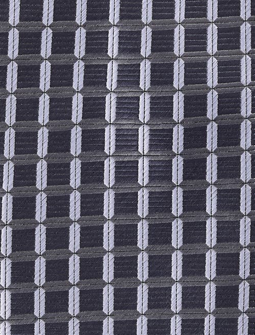 Oak Hill By Dxl Big & Tall Grid Patterned Tie In Blue