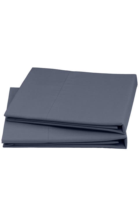 Set of 2 Pillowcases - Signature Comfort 100% Egyptian Cotton Percale