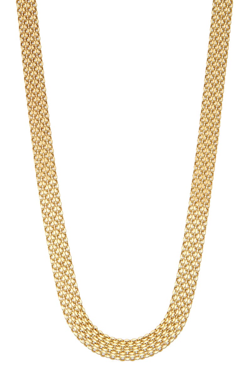 FUZION CREATIONS 14K Gold Bismark Chain Necklace, Main, color, 