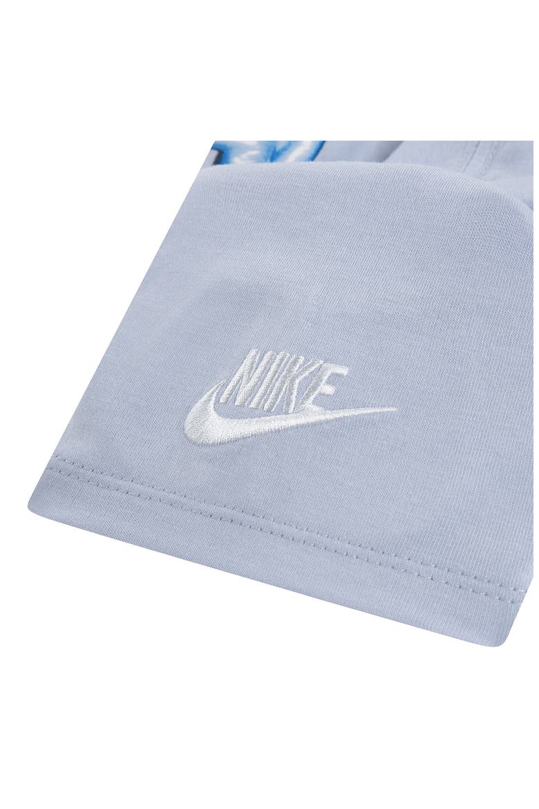 T-Shirt & Shorts Set, Alternate, color, WORK BLUE