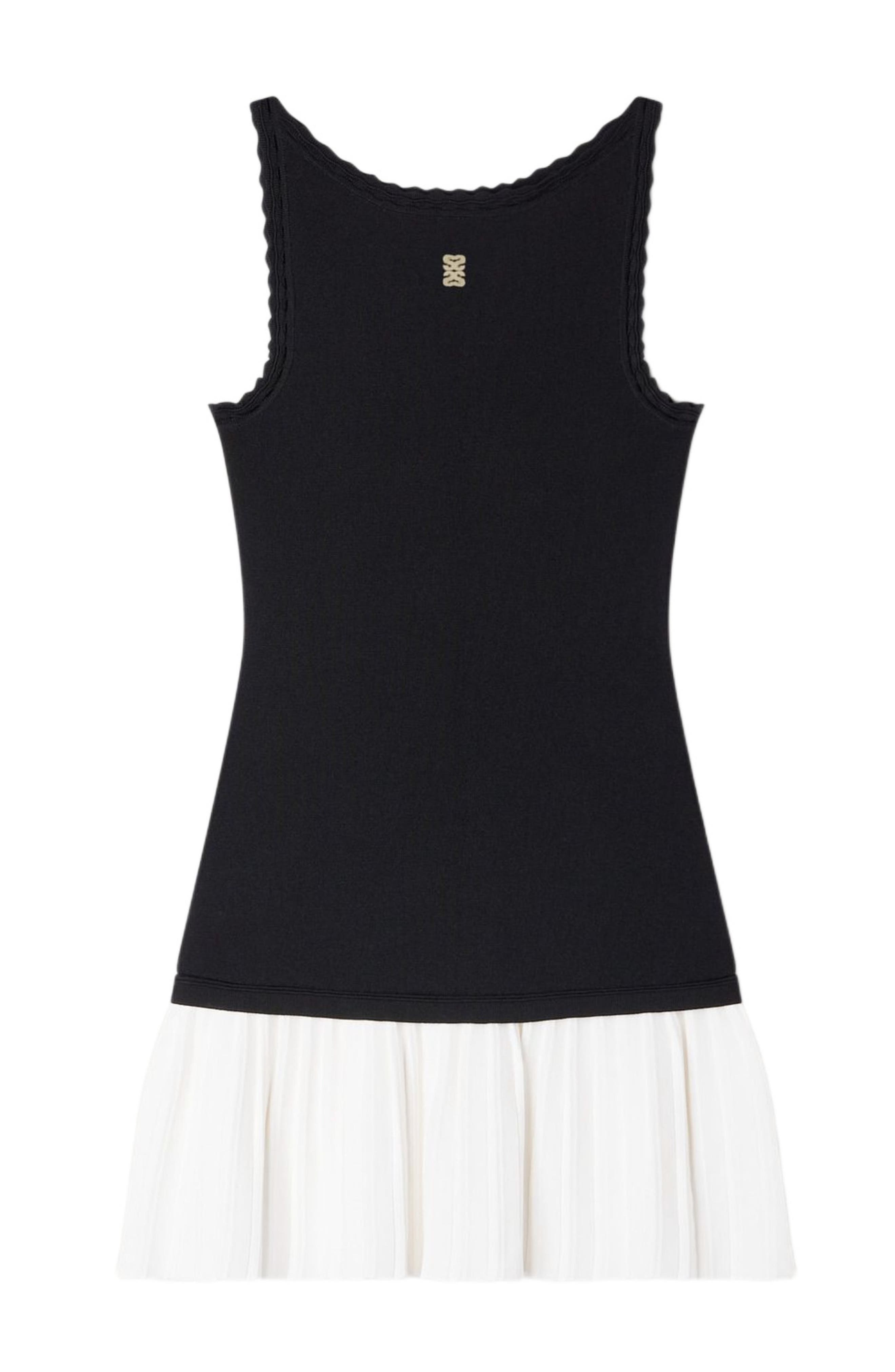 Two-tone short dress - image 2