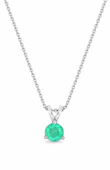 Bony Levy El Mar Emerald Pendant Necklace