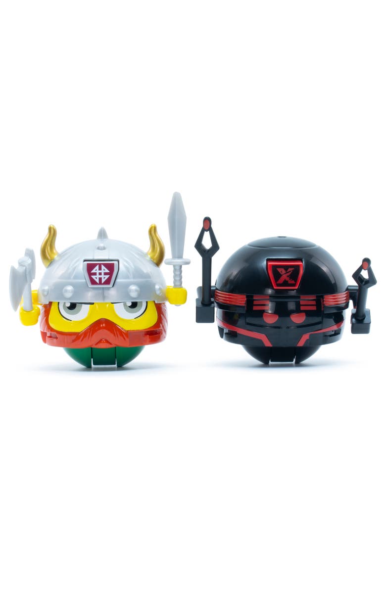 Battle Ballz Duel Pack Ice Berg and Evil Robot 2 Warriors and Joysticks, 5+, Main, color, Multicolored