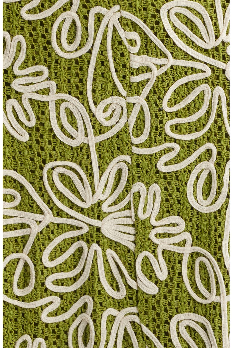 Trina Corded Midi Dress, Alternate, color, OLIVE