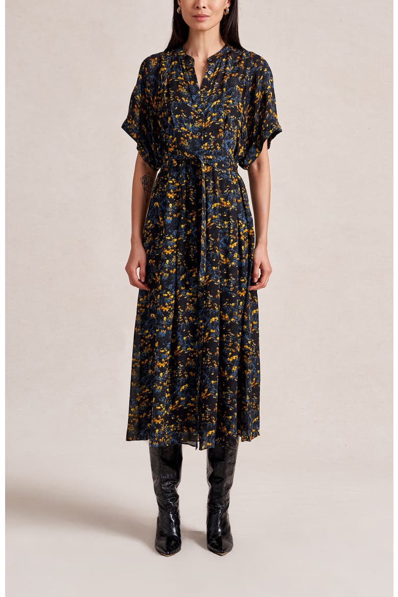 Nadege Dress, Main, color, Yellow Flower Fields