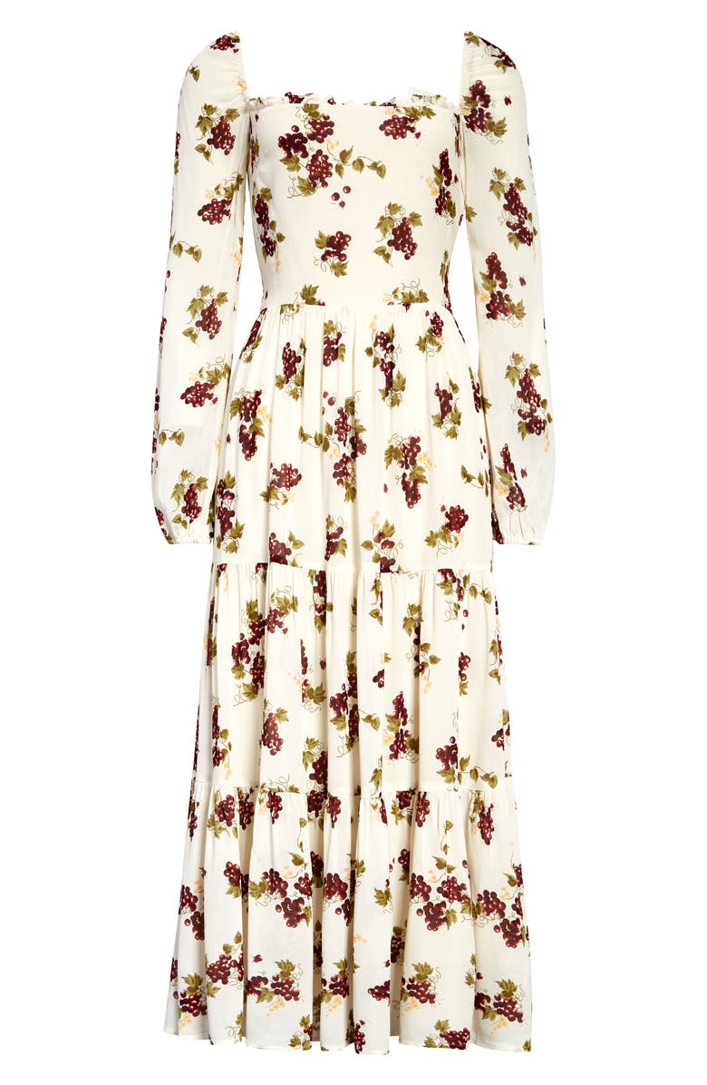 Reformation Kellie Long Sleeve Dress, Alternate, color, 