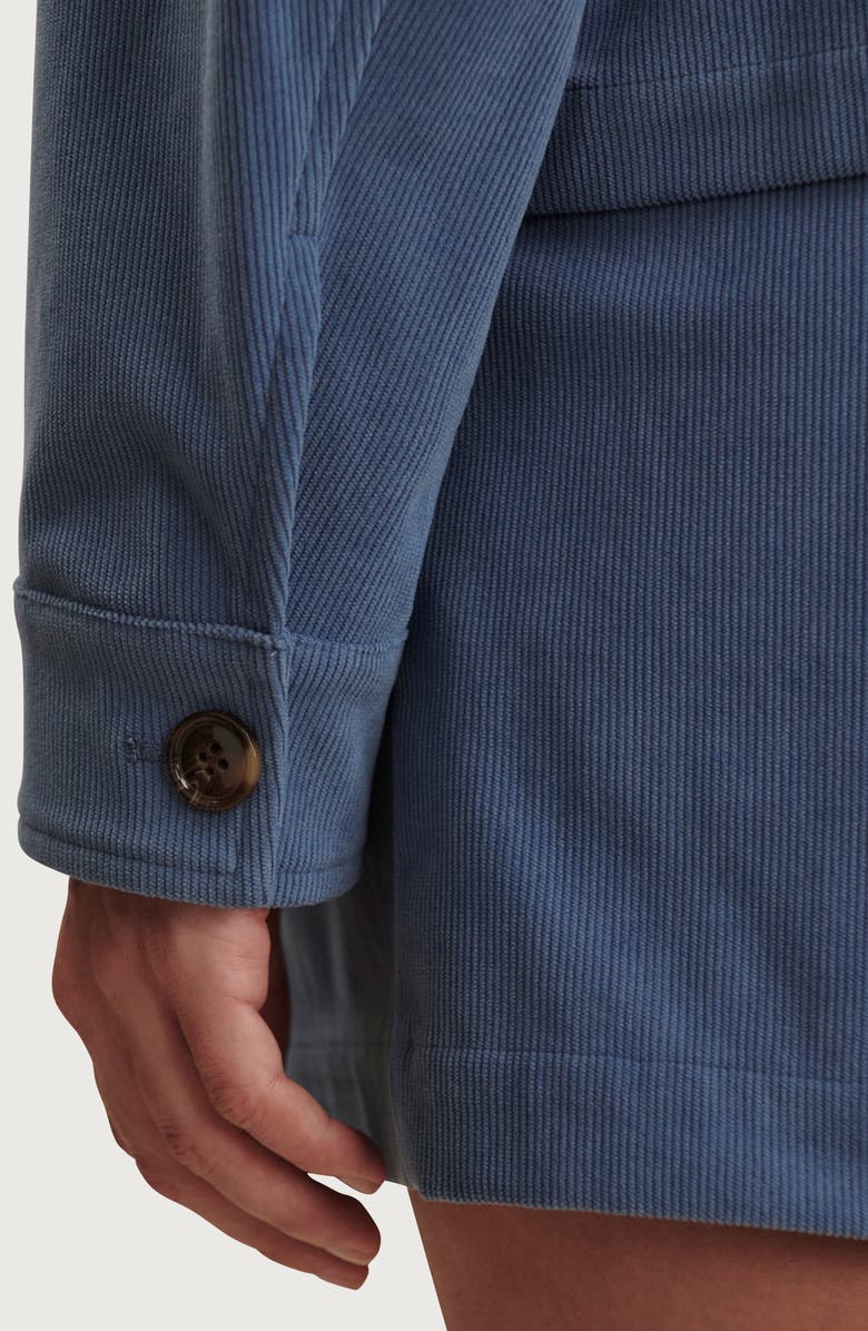 Varley Carlotta Corduroy Jacket, Alternate, color, Bijou Blue