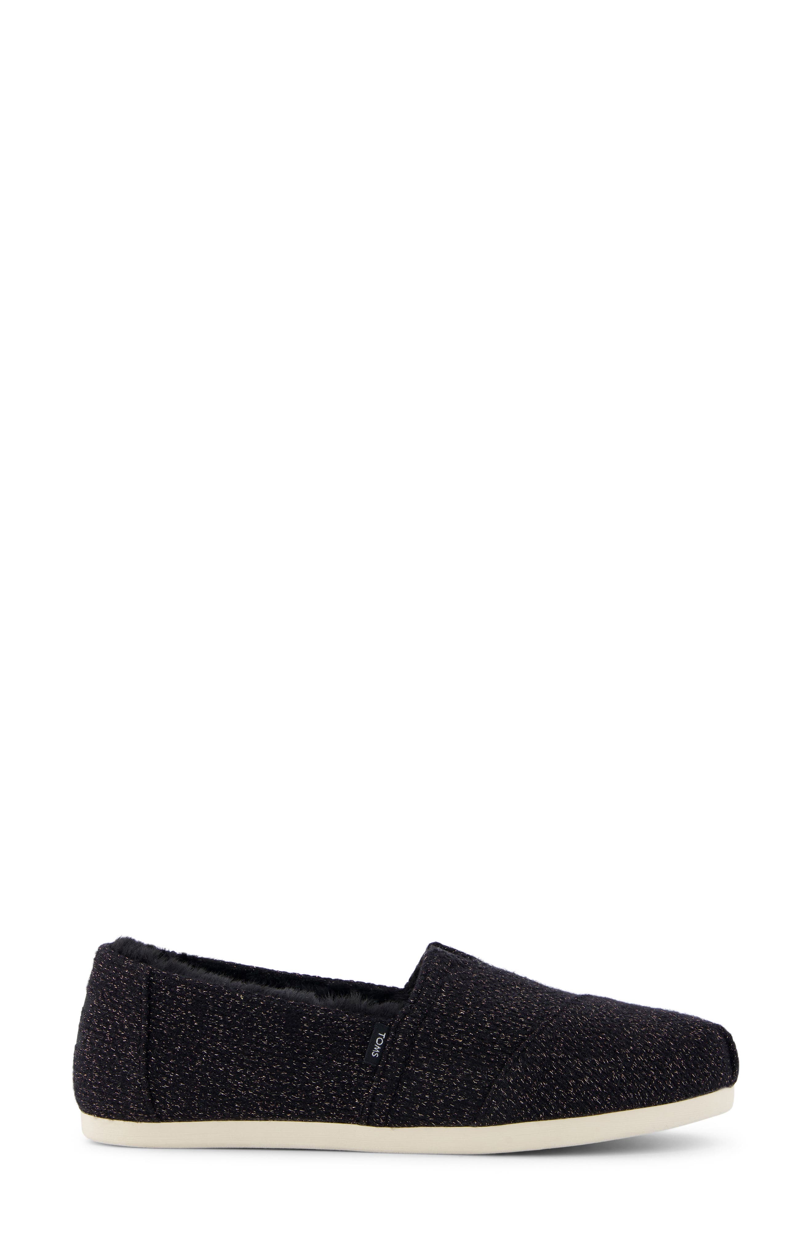 TOMS Alpargata Classic Slip-On, Alternate, color, Black