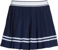 Sporty & Rich Italic Logo Pleated Skort