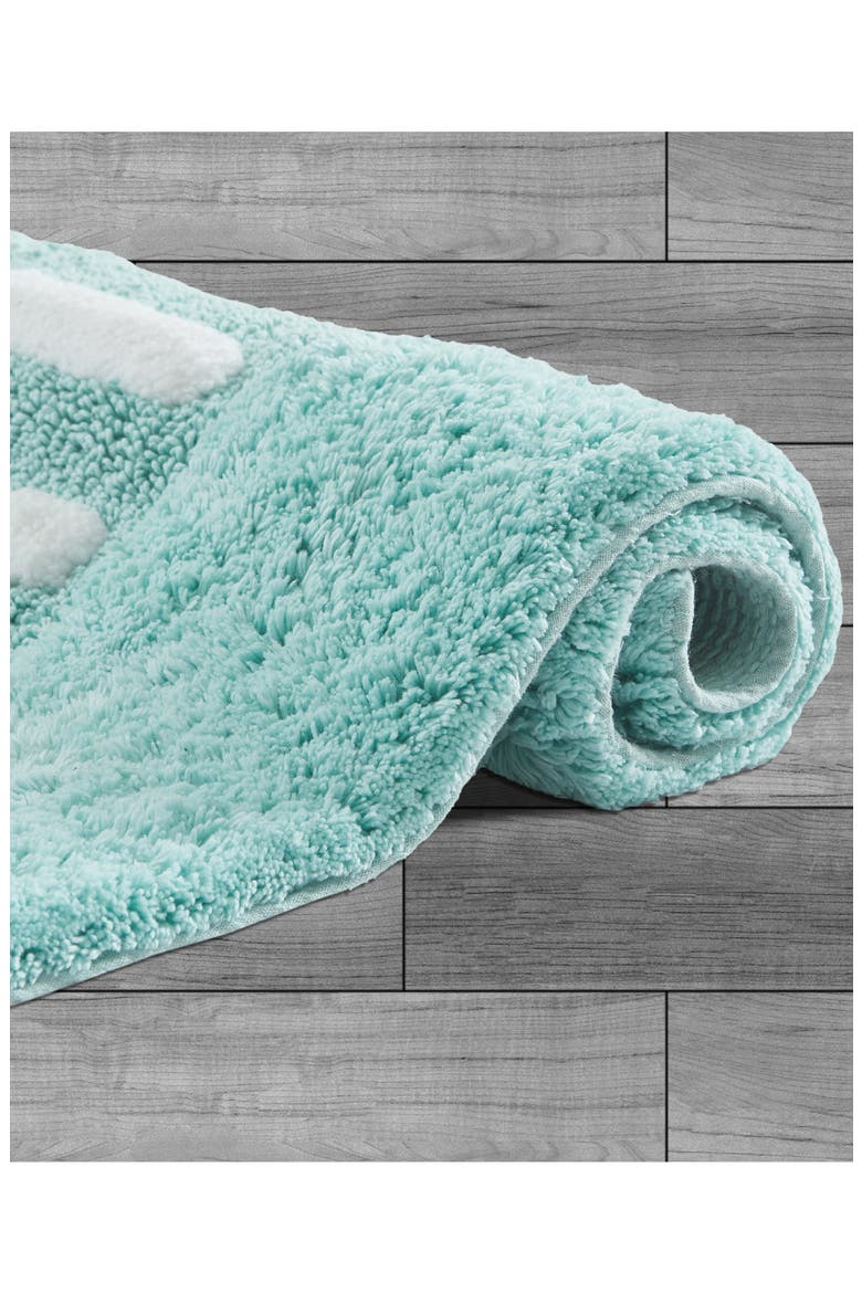 Bath Mat, Alternate, color, AQUA BLUE