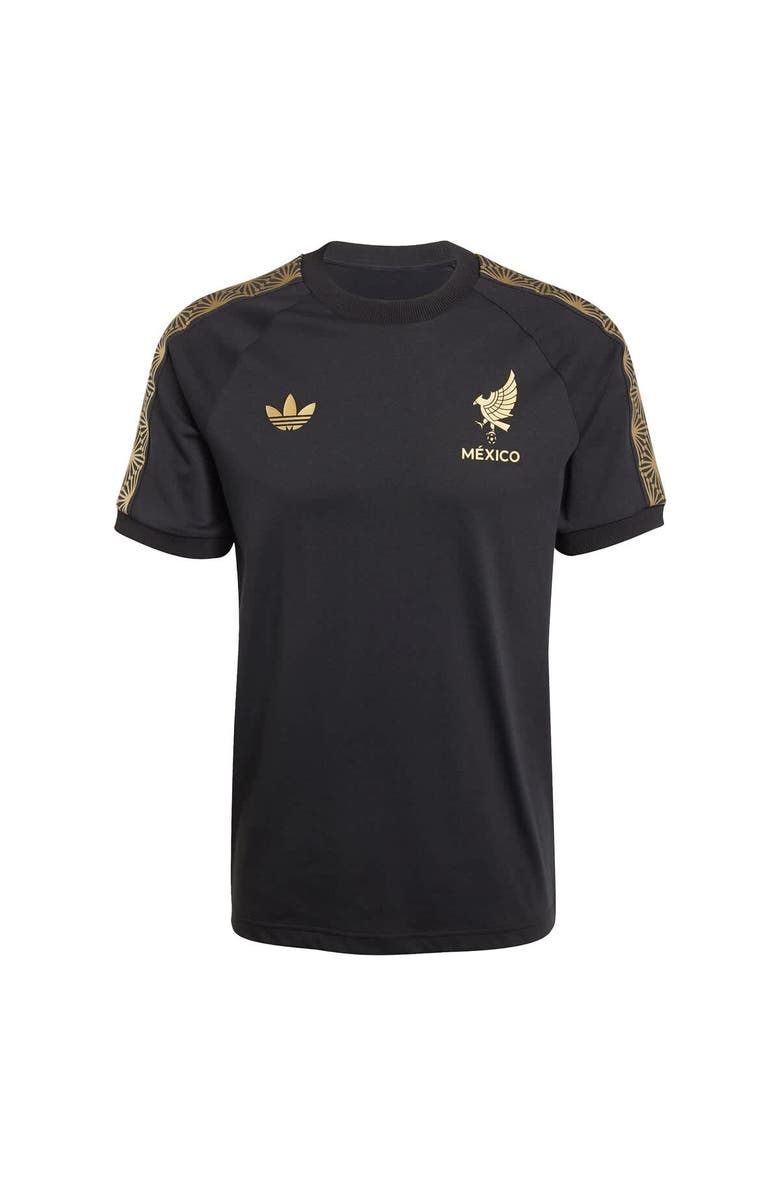 adidas Originals Men's adidas Originals Black Mexico National Team 2025 Third Jersey Culturewear Graphic T-Shirt, Main, color, 