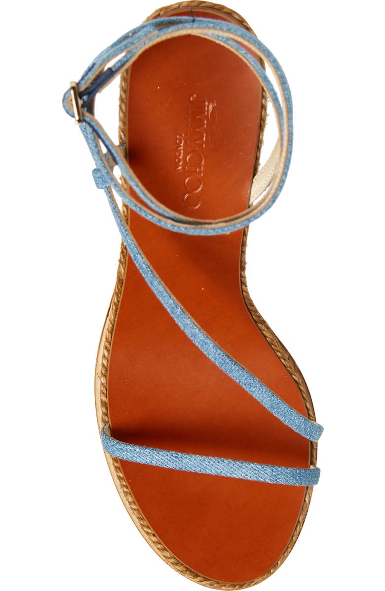 Jimmy Choo Danai Platform Wedge Sandal, Alternate, color,