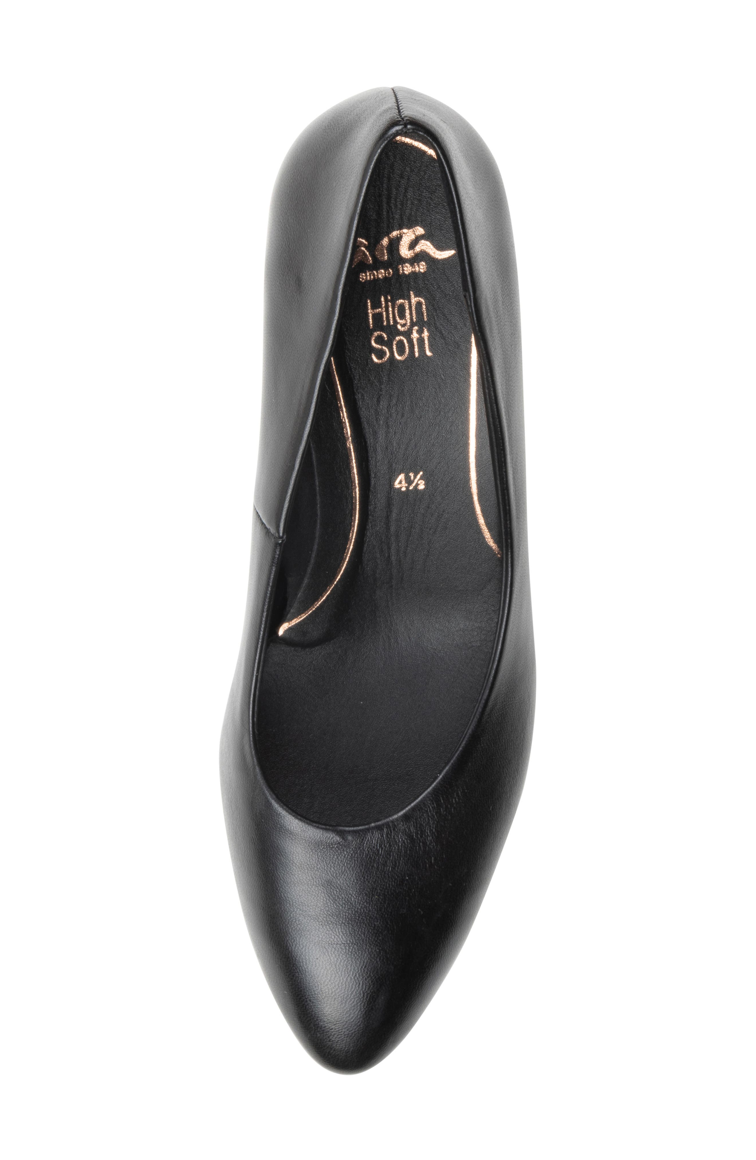 ara Lancashire Pump, Alternate, color, Black Nappa