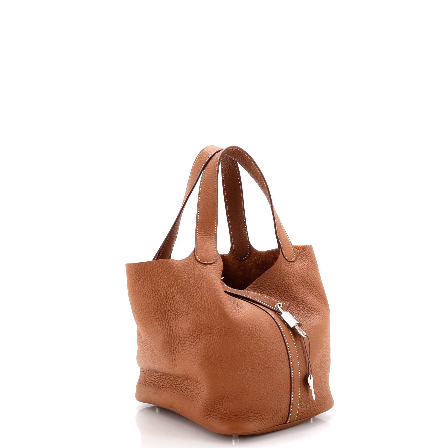 Pre-Owned Hermes Picotin Lock Bag Clemence MM, Alternate, color, 