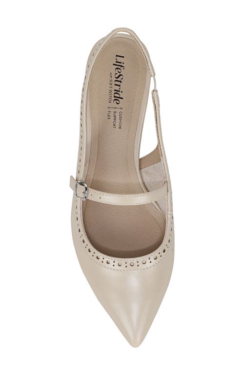 LIFESTRIDE LIFESTRIDE MARILYN SLINGBACK POINTED TOE KITTEN HEEL PUMP