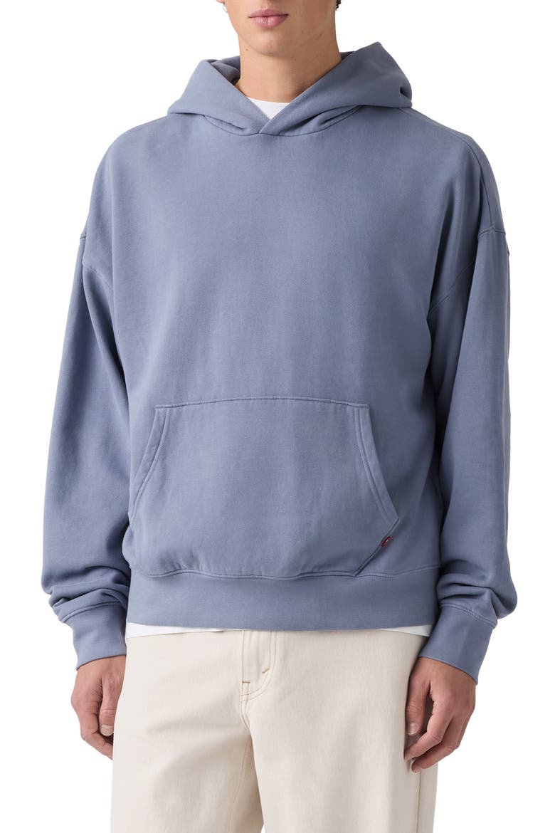 Soft Crop Cotton Blend Hoodie, Main, color, TROPOSPHERE TROPOSPHERE