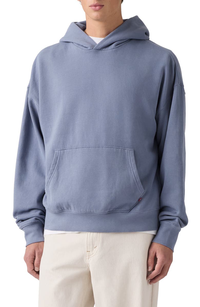 Levi's Soft Crop Cotton Blend Hoodie, Main, color, Troposphere Troposphere