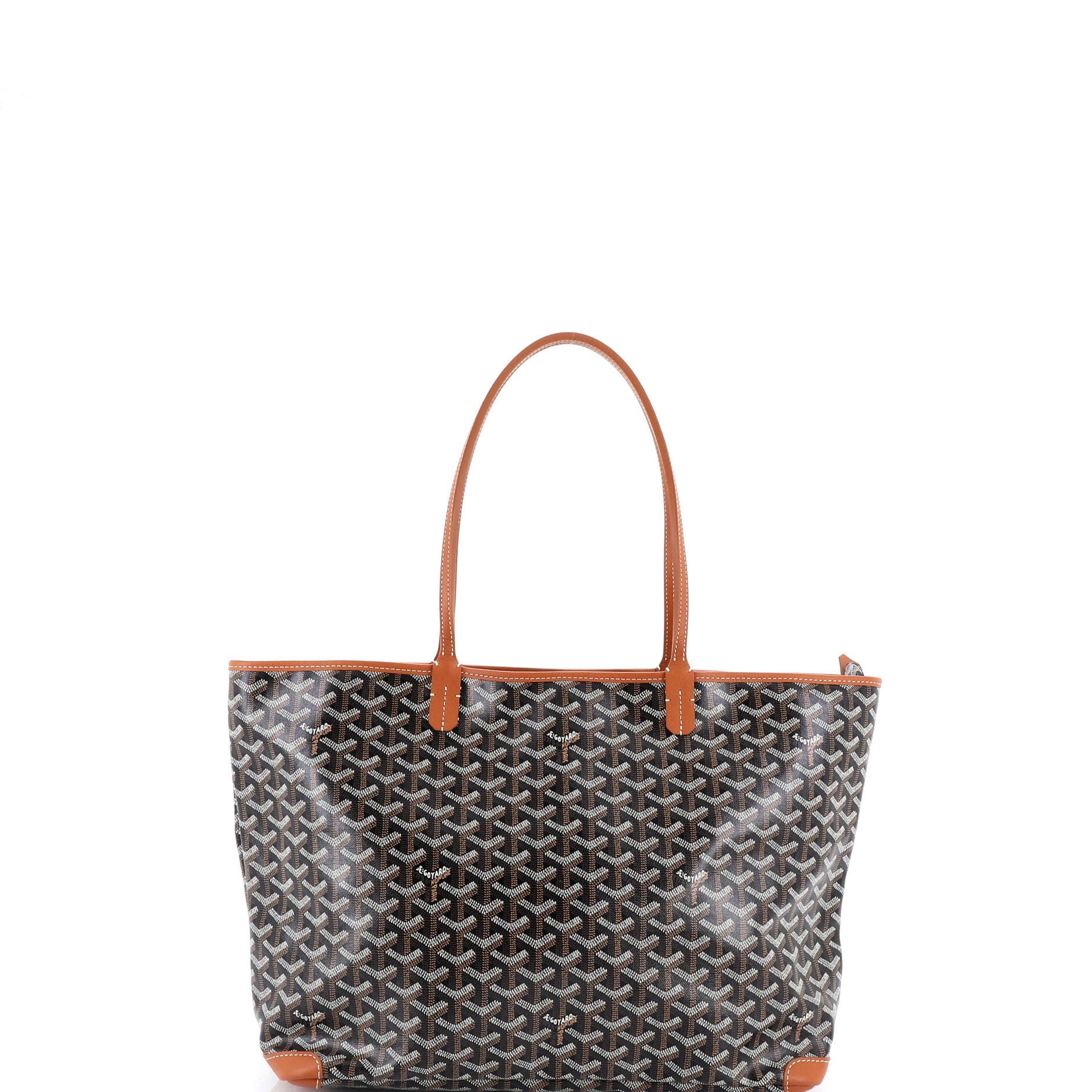 Pre-Owned Goyard Artois Tote Coated Canvas MM, Alternate, color, Brown