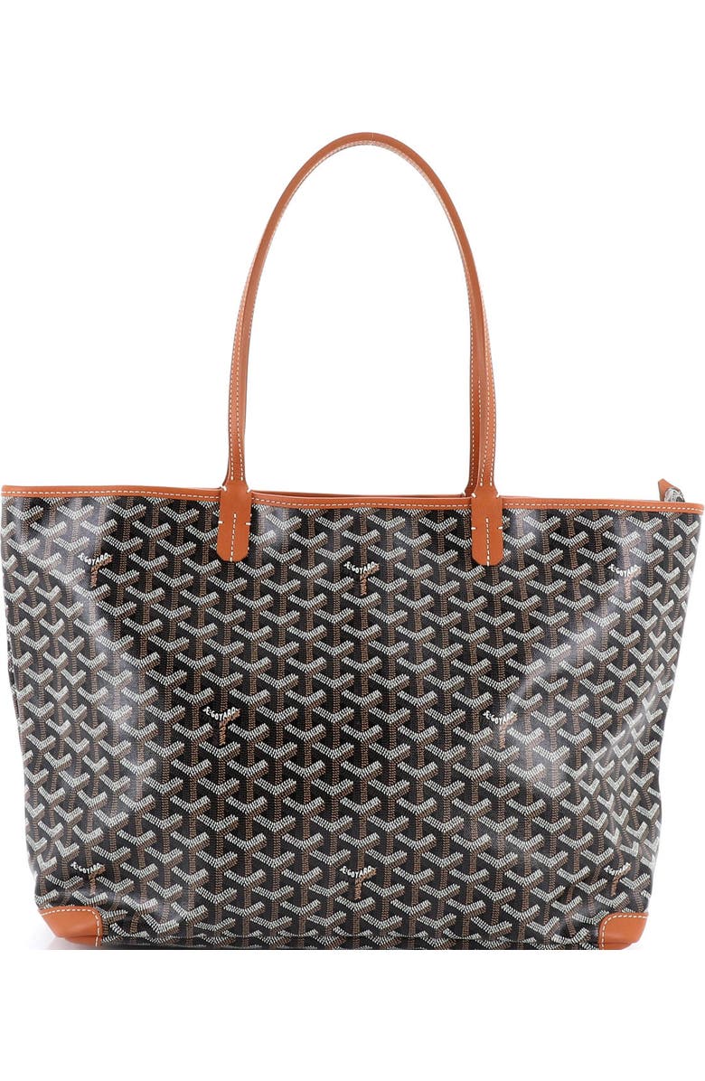 Pre-Owned Goyard Artois Tote Coated Canvas MM, Alternate, color, Brown