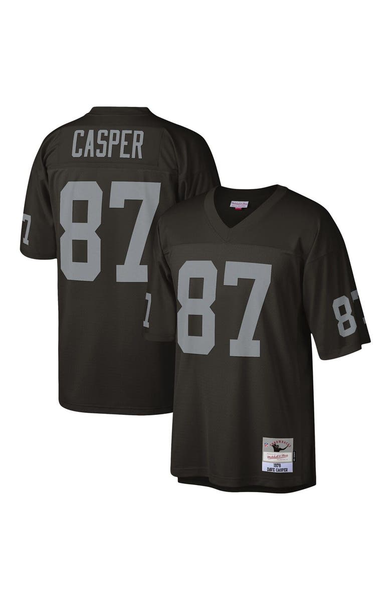 Mitchell & Ness Men's Mitchell & Ness Dave Casper Black Las Vegas Raiders Legacy Replica Jersey, Alternate, color, Black