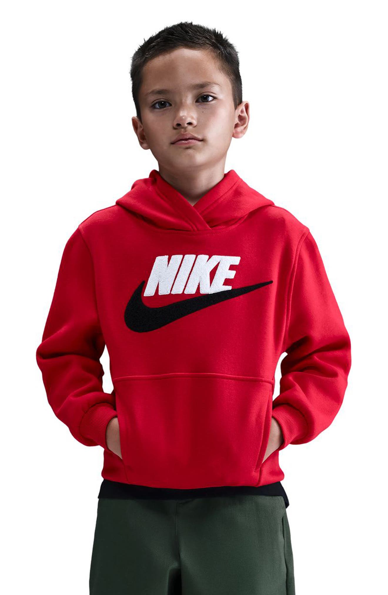 NIKE NIKE KIDS' SPORTSWEAR CLUB HOODIE