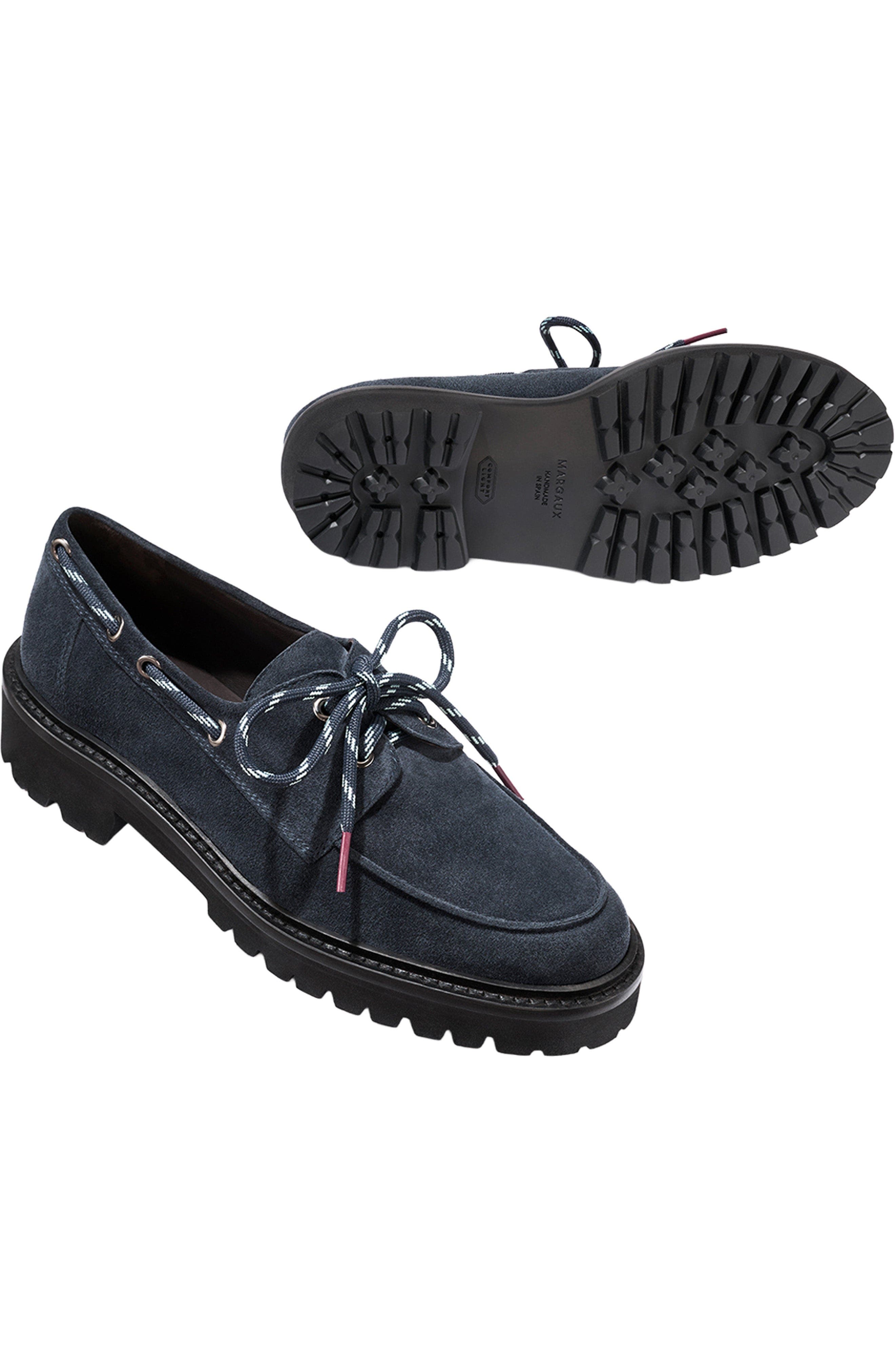 The Marine Loafer, Alternate, color, Vintage Navy Suede