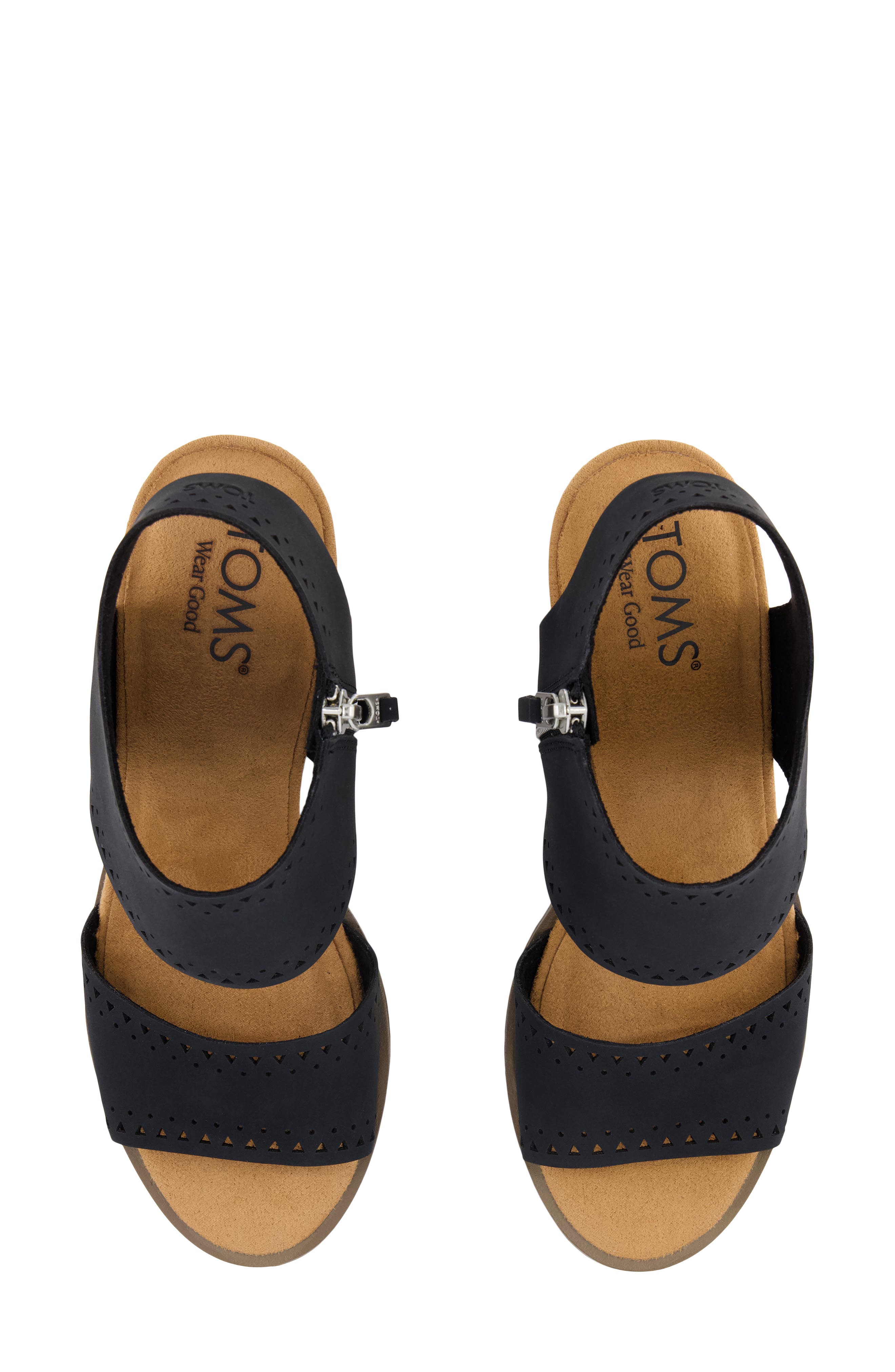 Majorca Cutout Sandal, Alternate, color, BLACK