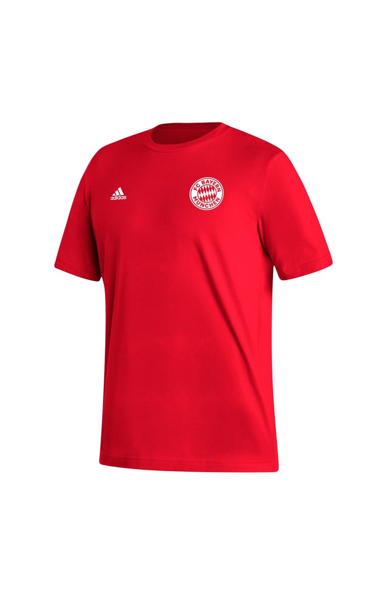 adidas Men's adidas Red Bayern Munich Crest T-Shirt, Alternate, color, 
