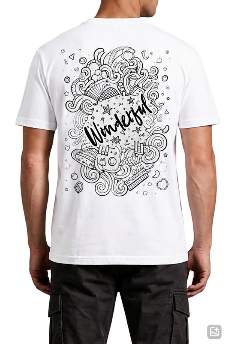 Wonderful Graphic T-Shirt, Alternate, color, WHITE