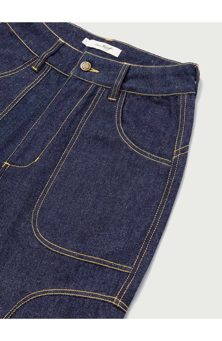 HONOR THE GIFT High Waist Carpenter Jeans, Alternate, color, Indigo