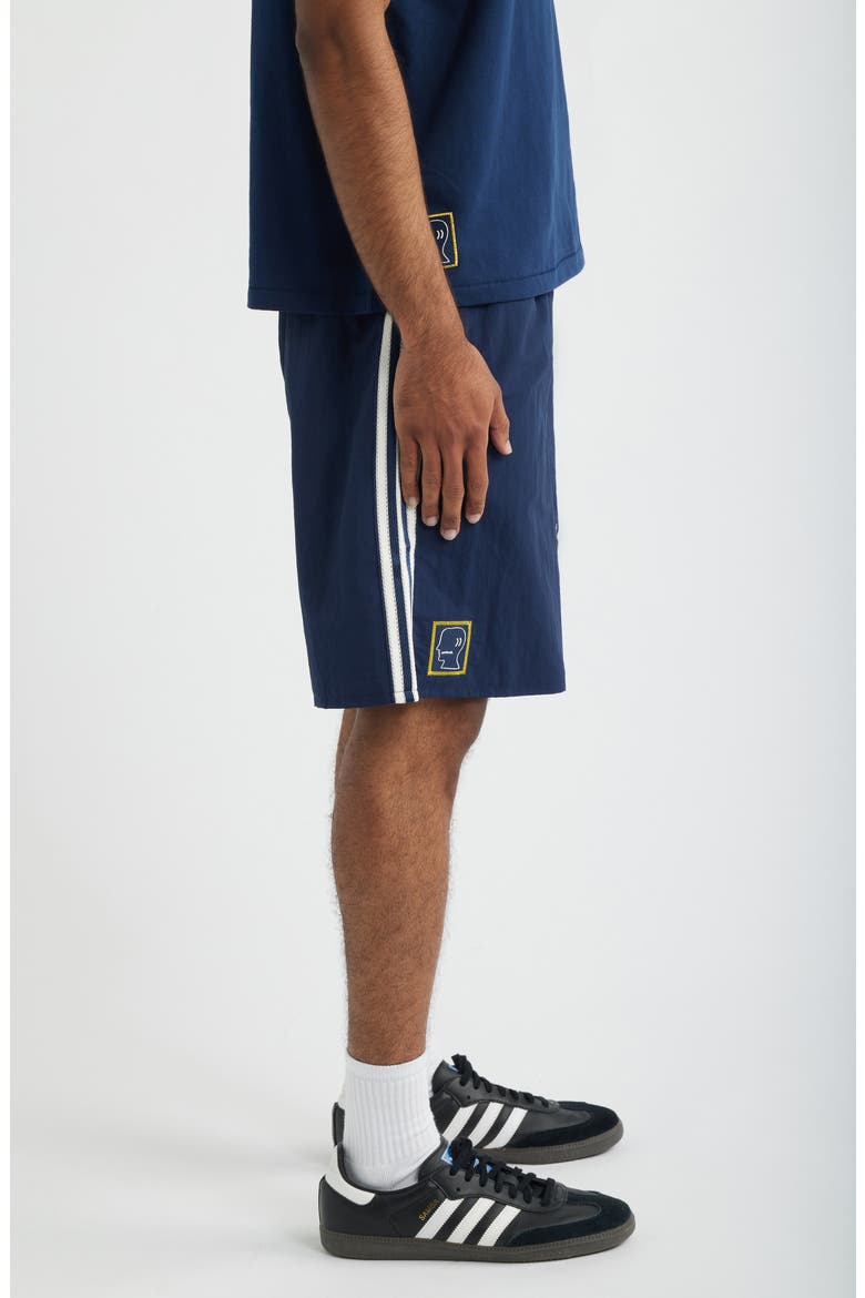 x Brain Dead Disney Shorts, Alternate, color, COLLEGIATE NAVY