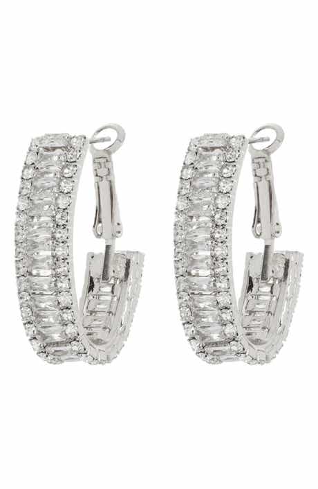 Tasha CZ Hoop Earrings