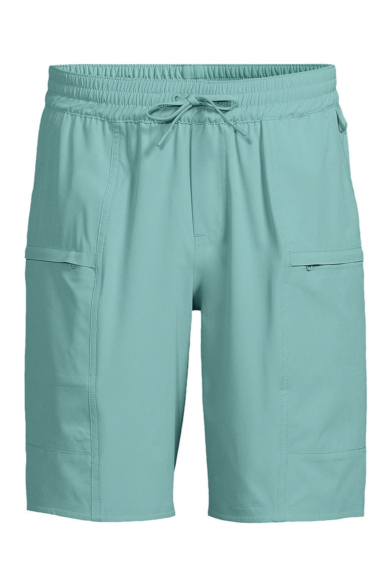 9 Inch Packable Cargo Swim Shorts, Main, color, Pale Teal