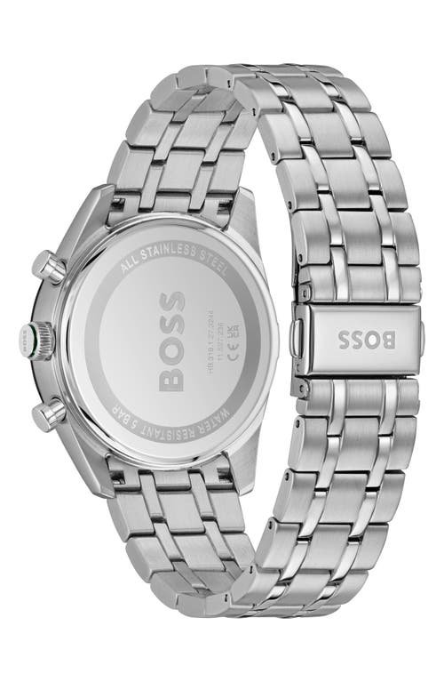 Hugo Boss Boss Tourmaster Chronograph Bracelet Watch, 41mm In Green