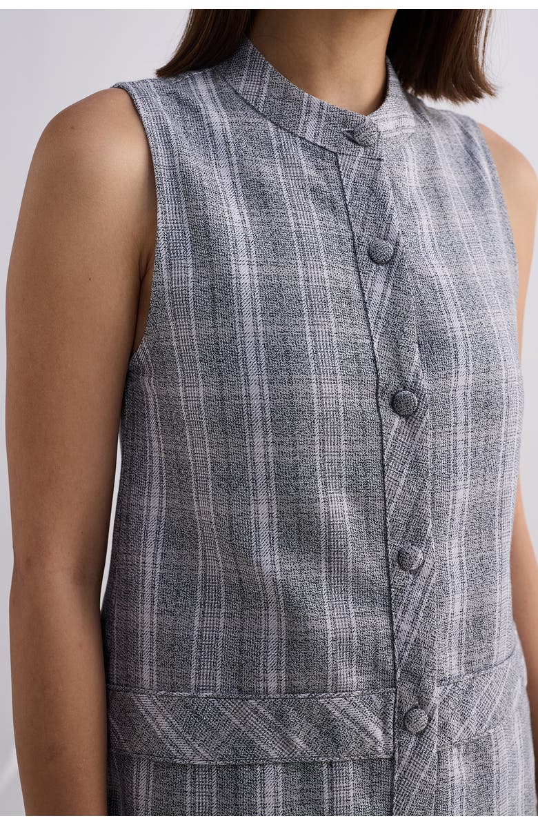 Reistor The Cotton Tweed Shift Dress, Alternate, color, Steel Breeze